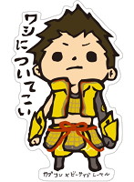 CAPCOM×B-SIDE LABEL ステッカー BASARA 徳川