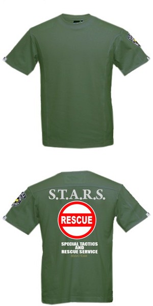 biohazard 0 Rescue Tシャツ オーリブドラブ S