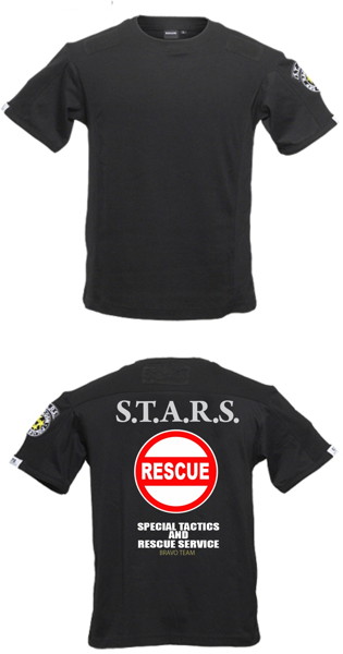 biohazard 0 Rescue Tシャツ ブラック S