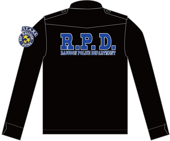 BIOHAZARD S.T.A.R.S. ポリスシャツ ブラック L BIOHAZARD S.T.A.R.S. ポリスシャツ ブラック L