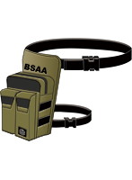 BIOHAZARD BSAA レッグバッグ カーキ