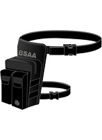 BIOHAZARD BSAA レッグバッグ ブラック