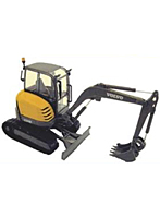 No.47 1/50 Volvo ECR48C ミニショベル