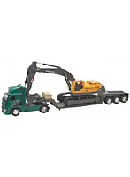 No.49 1/32 Volvo FH16トラック & EC460B掘削機