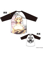 すーぱーそに子 ラグランTシャツ type:GRANGE（ブラック×ホワイト） XL