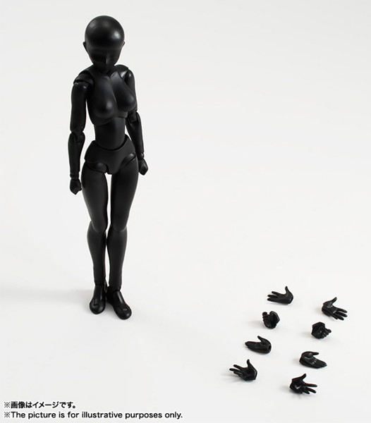 S.H.Figuarts ボディちゃん（Solid black Color Ver.）