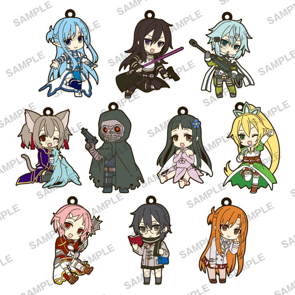 BOX販売 ソードアート・オンラインII トレーディングラバーストラップ