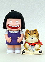 じゃりん子チエ ソフビシリーズヒラメちゃんとアントニオJr.