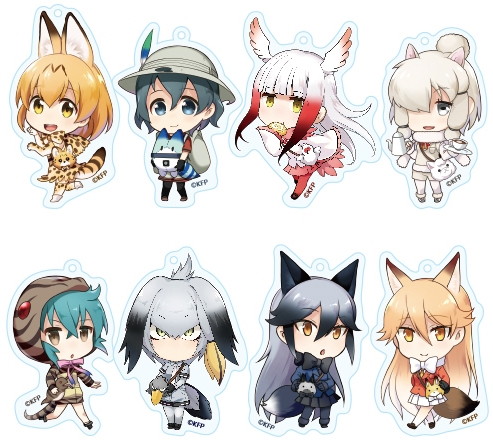 BOX販売 きゃらふぉるむ けものフレンズ アクリルストラップコレクション