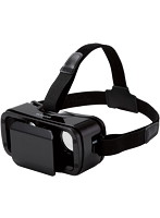 【クリックで詳細表示】VRゴーグル/コンパクトタイプ/ブラック