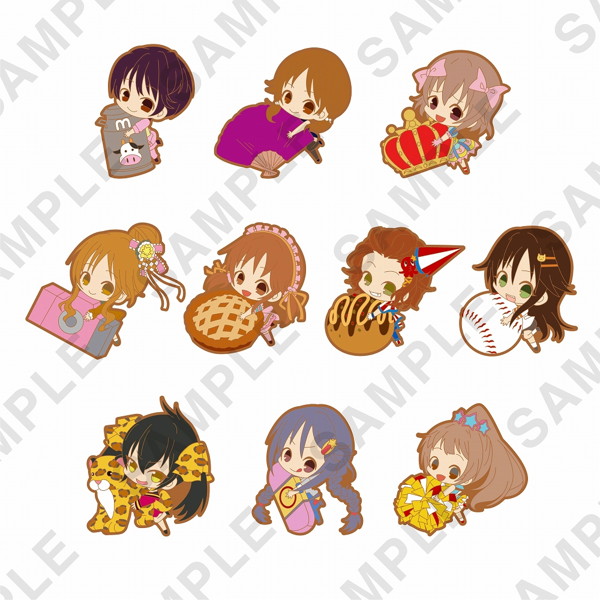 BOX販売 アイドルマスター シンデレラガールズ ぴたコレラバーストラップ Vol.2 ver.Passion