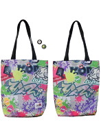 スプラトゥーン2 イカす カンバッジつきトートバッグ 02. グラフィティ 約縦37×横36cm