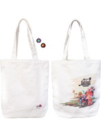 スプラトゥーン2 イカす カンバッジつきトートバッグ 03. SUMMER 約縦37×横36cm