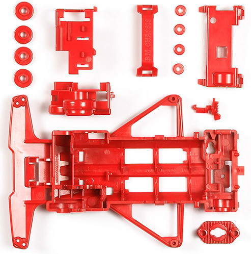 FM強化シャーシ（レッド）（ミニ四駆特別）