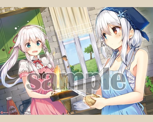 【三嶋くろね】B2タペストリー・姉妹でクッキング