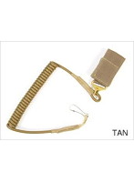 スパイラルピストルランヤード TAN