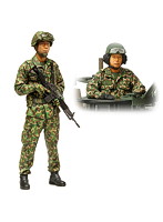 ワールドフィギュアシリース 1/16 陸自 戦車乗員セット