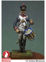アンドレアミニチュア NA-006 フランス軍戦列兵・鼓手(直立1体)