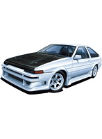 ザ・チューンドカー No.45 1/24 カーブティッククラブ AE86 トレノ ’85（トヨタ）
