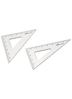 【クリックで詳細表示】HGアルミ三角定規【2枚セット】