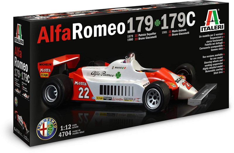 イタレリ 1/12 アルファロメオ 179/179C F1 IT4704 イタレリ 1/12 アルファロメオ 179/179C F1 IT4704