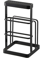 【クリックでお店のこの商品のページへ】カッティングボード＆ナイフスタンド タワー ブラック