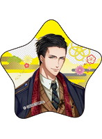 茜さすセカイでキミと詠う 星型缶バッジ 芥川龍之介