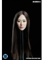 1/6フィギュア用ヘッド/ アジアン フィメール ブラウン ロングストレート ヘア 1/6 ヘッド