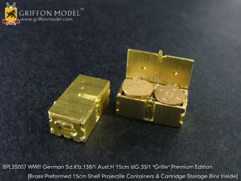 1/35 WW.II ドイツ軍 Sd.Kfz.138/1 ゲシュッツワーゲン38H s.IG.33/1グリレH型用 エッチングパーツ ’プレミアム・エディション’