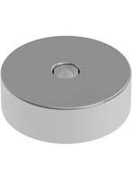 ネオジム磁石 N52 軸穴付丸形 直径6mm x 高さ2mm（4個入）