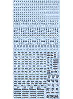 1/100 RB01 コーションデカール ワンカラーダークグレー（1枚入）