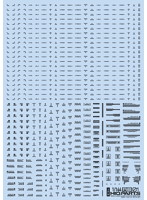 1/144 RB01 コーションデカール ワンカラーダークグレー（1枚入）