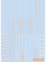 1/144 RB02 コーションデカール ホワイト＆オレンジ （1枚入）