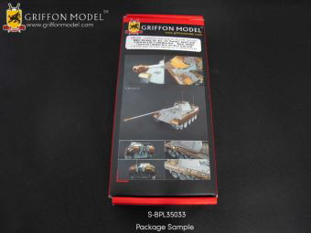 1/35 WW.II ドイツ軍 パンターF型 7.5cm KwK.42 L/100搭載型用 エッチングパーツ＆メタル砲身 ’ロイヤルエディション’