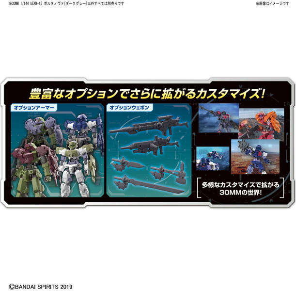 30MM 1/144 bEXM-15 ポルタノヴァ［ダークグレー］