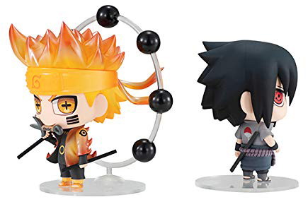 ちみメガ バディシリーズ！ NARUTO-ナルト- 疾風伝 うずまきナルト＆うちはサスケ 忍界大戦セット