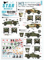 1/35 WWII 米 仏 連合軍 自由フランス軍に就役したM3A1スカウトカー 1943〜45年イタリア、コルシカ島、フランス