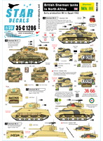1/35 WWII 英陸軍 北アフリカでのイギリス陸軍所属のシャーマンMkIII エジプトへ展開した初期生産型のM4シャーマン（1942年）