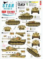 1/72 WWII 独 イタリア戦線のドイツ戦車＃1 シチリア島編1943年 タイガーI極初期型 III号突撃F/8型 III号戦車J/N/M 型IV号G/H型