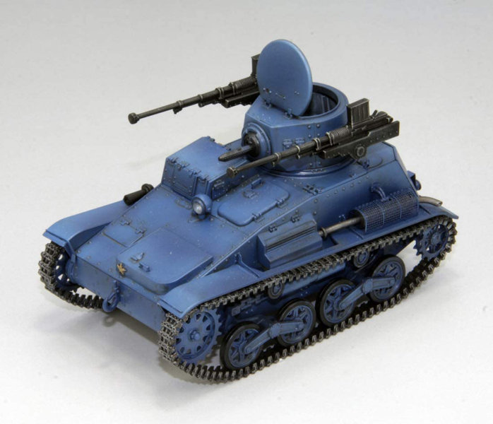 1/35 ガールズ＆パンツァー リボンの武者 九四式軽装甲車 鬼チーム スーパー改＆無人砲塔仕様 2台セット