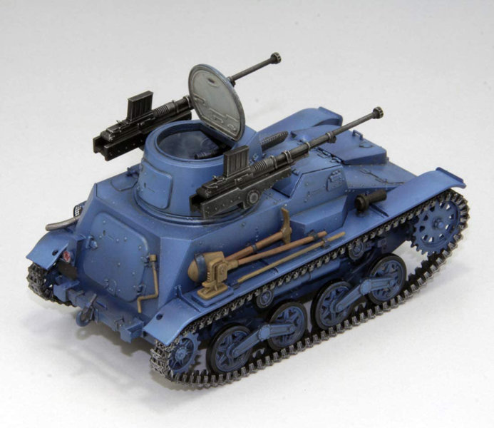 1/35 ガールズ＆パンツァー リボンの武者 九四式軽装甲車 鬼チーム スーパー改＆無人砲塔仕様 2台セット