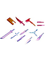 ウェポンユニット34EX ナイフセット Special Edition 【POLARIZATION RED＆BLUE】
