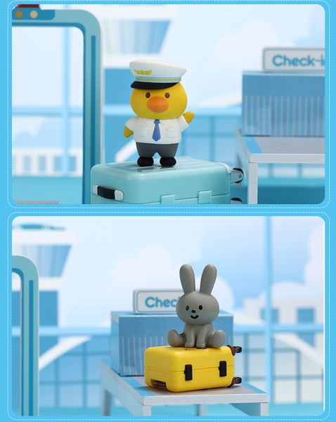 BOX販売 POPMART × FLUFFY HOUSE ミニシリーズ5 フラッフィーエアライン