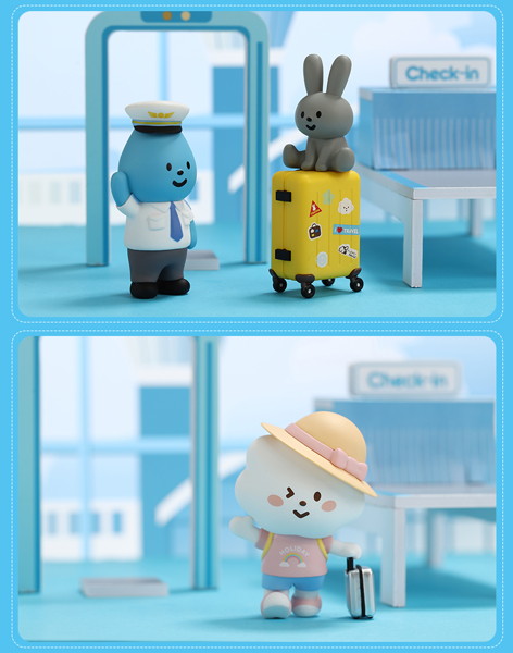 BOX販売 POPMART × FLUFFY HOUSE ミニシリーズ5 フラッフィーエアライン