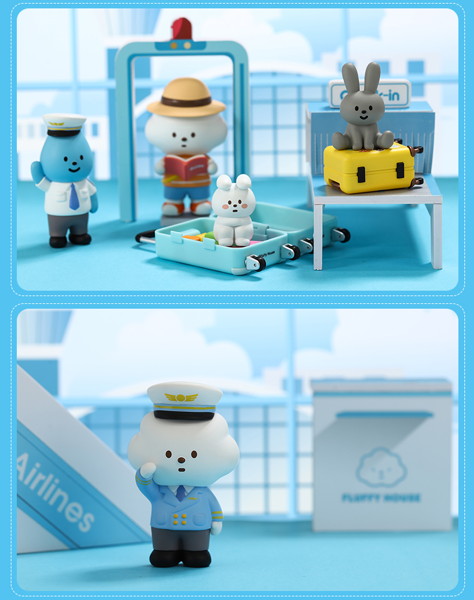 BOX販売 POPMART × FLUFFY HOUSE ミニシリーズ5 フラッフィーエアライン