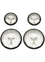 【クリックでお店のこの商品のページへ】スリムタイヤセット(36・55mm径クリヤーホイール)