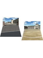 ジオラマシートM F003 学校セットA