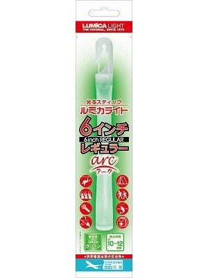 6インチレギュラーアーク グリーン 6box（1box12本入）=72本