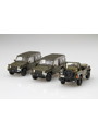 1/72 陸上自衛隊 1/2tトラック（部隊用） 特別仕様（ディスプレイ用彩色済み展示 台座付き） ミリタリーシリーズNo.12 EX-1
