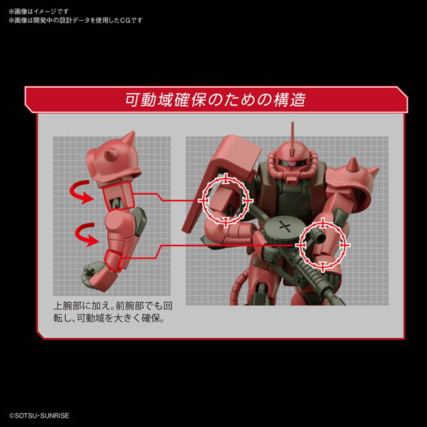 HGUC 1/144 234 シャア専用ザク II